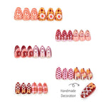 Press-On Nail Set Dessert-Inspired Glue-Free & Reusable