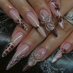 Press-On Nail Set Durable Easy Application Multiple Sizes