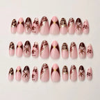 Press-On Nail Set Durable Easy Application Multiple Sizes