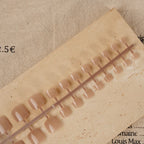 Press-On Nail Set Durable & Flexible Pre-Applied Adhesive