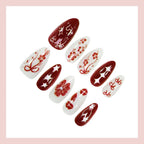 Press-On Nail Set Easy Application Multiple Sizes