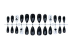 Press-On Nail Set Easy Application Reusable Chip-Resistant