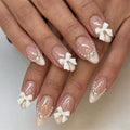 Press-On Nail Set Easy Apply Includes Glue