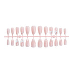 Press-On Nail Set Easy Apply Includes Glue