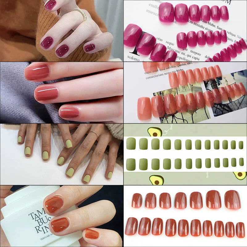 Press-On Nail Set Elegant Accents 16 Piece