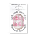 Press-On Nail Set Elegant Floral Adhesive Tabs