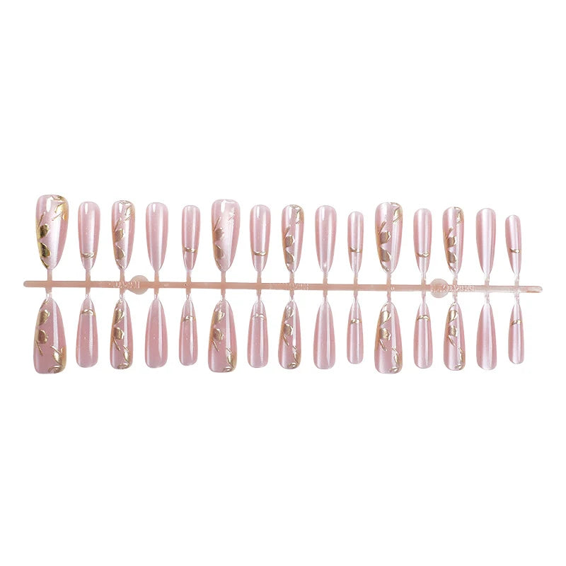 Press-On Nail Set Elegant Ombre Peel & Stick
