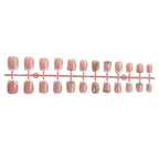 Press-On Nail Set Elegant Sparkling Accents Easy Apply