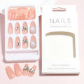 Press-On Nail Set Embellished 24 Piece Easy DIY