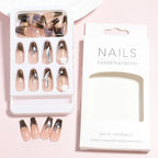 Press-On Nail Set Embellished 24 Piece Easy DIY