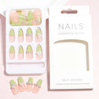 Press-On Nail Set Embellished 24 Piece Easy DIY