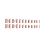 Press-On Nail Set Embellished Butterfly Peel & Stick