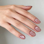 Press-On Nail Set Festive Designs & Gel Polish