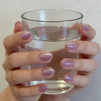 Press-On Nail Set Festive Designs & Gel Polish