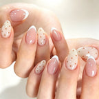 Press-On Nail Set Festive Designs & Gel Polish