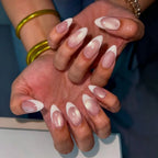 Press-On Nail Set Festive Designs & Gel Polish