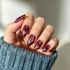 Press-On Nail Set Festive Designs & Gel Polish