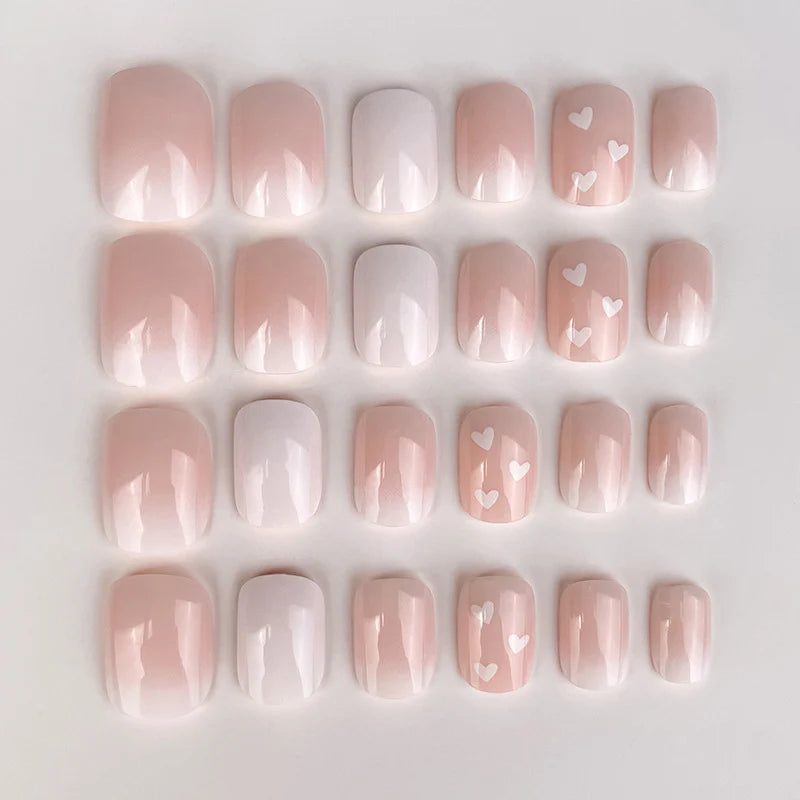 Press-On Nail Set Festive Designs & Gel Polish