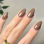 Press-On Nail Set Festive Designs & Gel Polish