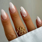 Press-On Nail Set Festive Designs & Gel Polish