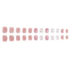 Press-On Nail Set Festive Designs Gel Polish & Buffing Strips