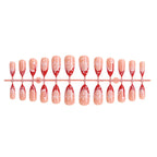 Press-On Nail Set Festive Holiday Designs Strong Adhesive & Lightweight