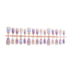 Press-On Nail Set Floral 20-Piece Adhesive Tabs