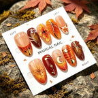 Press-On Nail Set Floral & Abstract Designs