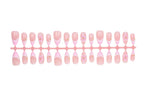 Press-On Nail Set Floral Accent Durable Plastic Easy Application