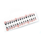 Press-On Nail Set Floral Accent Long-Lasting