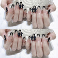 Press-On Nail Set Floral Accents Easy Apply & Long-Lasting