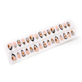 Press-On Nail Set Floral & Animal Prints Easy Application