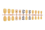 Press-On Nail Set Floral & Animal Prints Long-Lasting Wear