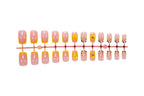 Press-On Nail Set Floral & Animal Self-Adhesive 35 Pieces