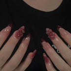 Press-On Nail Set Floral Art & Long-Lasting Wear