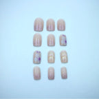 Press-On Nail Set Floral Art No-Glue