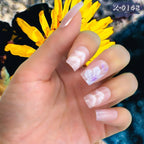 Press-On Nail Set Floral Art No-Glue