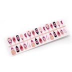 Press-On Nail Set Floral & Artistic Designs Easy Application