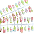 Press-On Nail Set Floral & Artistic Quick Application
