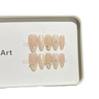 Press-On Nail Set Floral & Bow Accents Salon-Quality Application