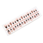 Press-On Nail Set Floral & Bow Design Easy Application