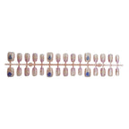 Press-On Nail Set Floral & Butterfly Easy Apply Reusable