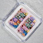 Press-On Nail Set Floral & Butterfly Reusable Salon-Quality