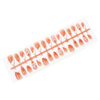 Press-On Nail Set Floral Design 24-Piece