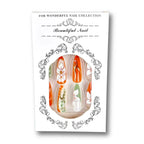 Press-On Nail Set Floral Design 24 Piece Easy Application