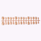 Press-On Nail Set Floral Design Adhesive Included