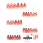 Press-On Nail Set Floral Design & Articulated Fit