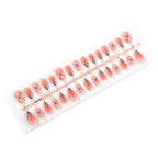 Press-On Nail Set Floral Design & Articulated Fit