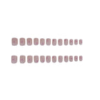 Press-On Nail Set Floral Design Bright Yellow Strong Adhesive