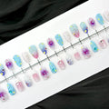 Press-On Nail Set Floral Design Durable & Comfortable Fit